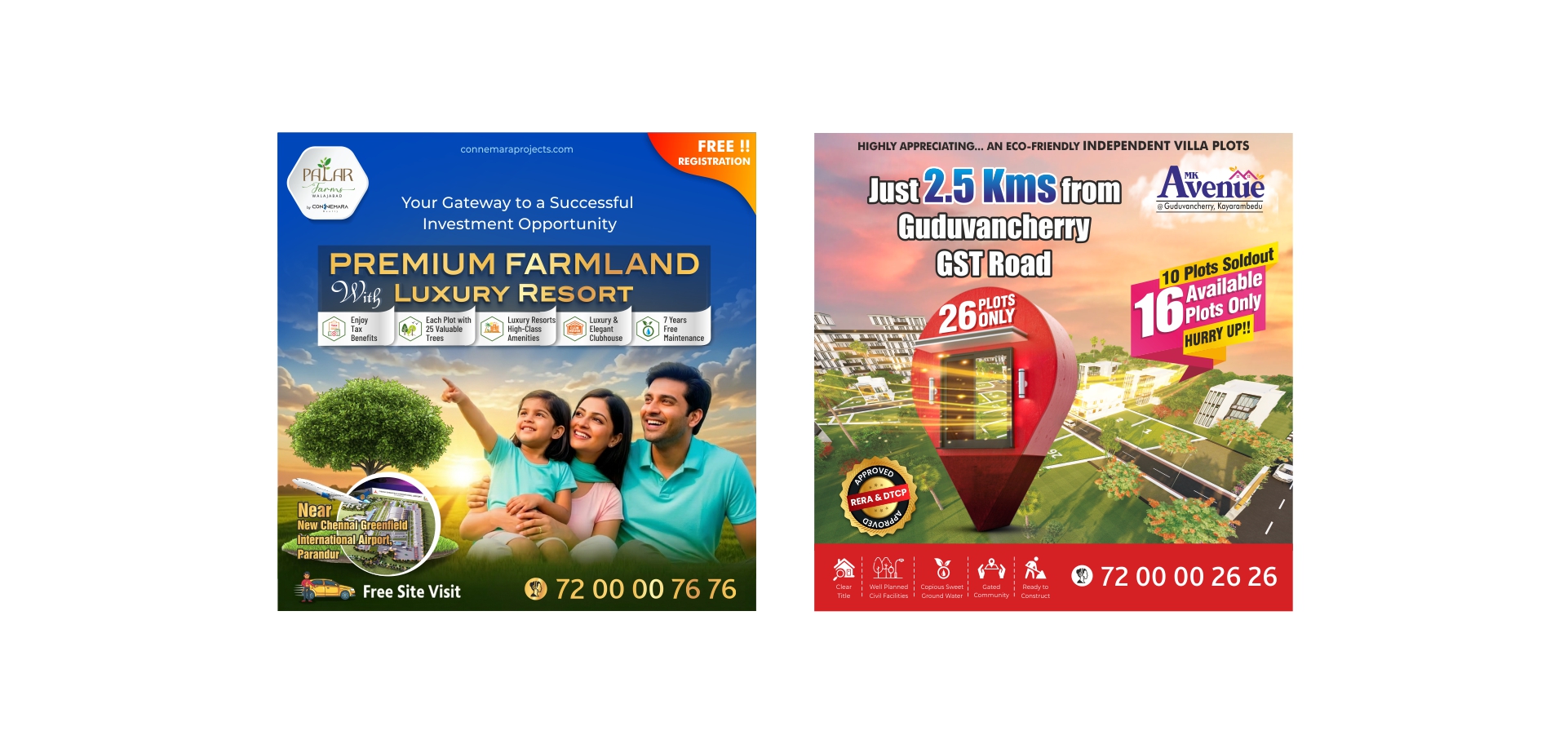 Palar Farms best Farmland in Chennai